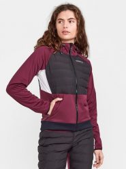 Craft Kurtka funkcyjna w kolorze bordowo-czarnym rozmiar: S. Czarne kurtki sportowe damskie Craft, s, bez wzorów, bez kaptura. Za 202.98 zł.