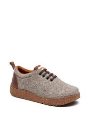 Comfortfusse Wełniane sneakersy w kolorze jasnobrązowym rozmiar: 41. Brązowe obuwie sportowe damskie Comfortfüße, z materiału, bez zapięcia. Za 263.53 zł.