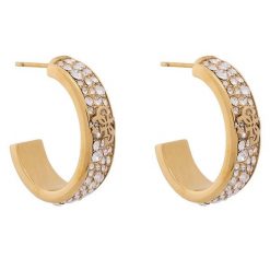 Kolczyki Guess. Żółte kolczyki damskie Guess, złote. Za 349.99 zł.