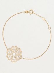 DIAMANTA Złota bransoletka "Ménèlas" rozmiar: onesize. Żółte bransoletki damskie DIAMANTA, złote. Za 796.99 zł.