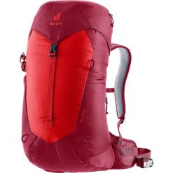 Plecak z siatką dystansową Deuter AC Lite 24 - cherry/masala. Czerwone plecaki Deuter, bez wzorów. Za 412.20 zł.
