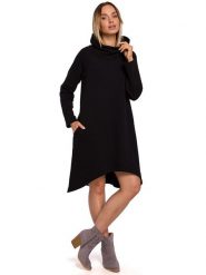 Made of emotion Sukienka w kolorze czarnym rozmiar: XXL. Czarne sukienki damskie Made Of Emotion, bez wzorów, bez ramiączek. Za 158.47 zł.