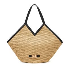 Torebka Max Mara Beachwear. Brązowe torebki klasyczne damskie Max Mara Beachwear, bez dodatków. Za 678.99 zł.