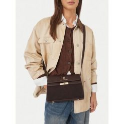 Torebka Beverly Hills Polo Club. Brązowe listonoszki damskie Beverly Hills Polo Club, bez wzorów, bez dodatków. Za 179.99 zł.