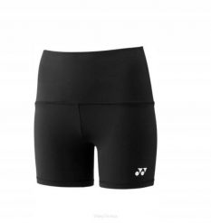 Leginsy tenisowe Yonex Leggins Short. Czarne legginsy sportowe damskie YONEX, l, bez wzorów, z materiału, na fitness i siłownię. Za 235.00 zł.