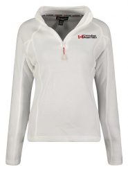 Canadian Peak Kurtka polarowa "Tugeak" w kolorze białym rozmiar: L. Białe kurtki damskie Canadian Peak, l, bez wzorów, z polaru, bez kaptura. Za 65.69 zł.