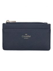 Charm Portfel "Birmingham" w kolorze granatowym - 13,5 x 7,5 x 0,5 cm rozmiar: onesize. Niebieskie portfele damskie Charm, bez wzorów, z materiału. Za 39.99 zł.