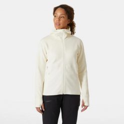 Bluza damska z kapturem Helly Hansen Evolved Air. Białe bluzy damskie Helly Hansen, m, bez wzorów, z materiału, z kapturem. Za 535.00 zł.