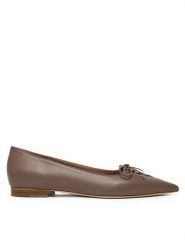 MALONE SOULIERS Baleriny Hedy Flat 10-2 Brązowy. Brązowe balerinki damskie MALONE SOULIERS, bez wzorów, ze skóry. Za 1,639.00 zł.