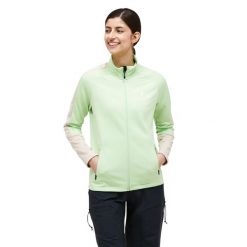 Bluza Peak Performance damska Rider Zip Jacket zielona - M. Zielone bluzy damskie Peak Performance, m, bez wzorów, bez kaptura. W wyprzedaży za 559.00 zł.