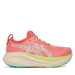 Buty do biegania Asics. Pomarańczowe obuwie sportowe damskie Asics, do biegania. Za 579.99 zł.