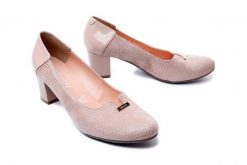 BIOECO BY ARKA 5760 2060+1887 beż, czółenka damskie. Czółenka damskie Bioeco by Arka, bez wzorów, ze skóry, bez obcasa, na obcasie. Za 206.94 zł.