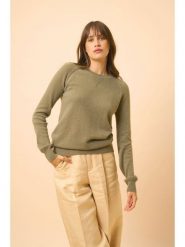 Just Cashmere Kaszmirowy sweter "Helen" w kolorze zielonym rozmiar: M. Zielone swetry klasyczne damskie Just Cashmere, m, z kaszmiru, bez kołnierzyka. Za 314.75 zł.