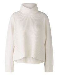 Oui Sweter w kolorze kremowym rozmiar: 40. Brązowe swetry klasyczne damskie Oui, bez kołnierzyka. Za 173.99 zł.