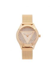 Guess Zegarek Glitz Plaque GW0835L2 Złoty. Żółte, analogowe zegarki damskie Guess, złote. Za 699.99 zł.