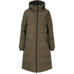 Parka dla kobiet Whistler Abella. Zielone parki damskie WHISTLER, z materiału, z kapturem. Za 387.00 zł.