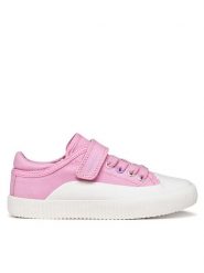 Geox Trampki J Tippeste Girl J65N3A 00010 C8006 M Różowy. Czerwone trampki dziewczęce Geox, bez wzorów, z materiału, bez zapięcia. Za 229.99 zł.