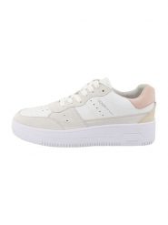 Tom Tailor Sneakersy w kolorze biało-beżowo-jasnoróżowym rozmiar: 38. Białe obuwie sportowe damskie Tom Tailor, bez zapięcia. Za 149.31 zł.