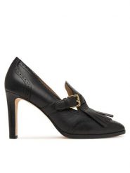 LAUREN RALPH LAUREN Półbuty Colleen Perforated Calfskin Kiltie Pump 802P02364002 Czarny. Czarne czółenka damskie Lauren Ralph Lauren, bez wzorów, ze skóry, bez obcasa, na obcasie. Za 1,199.00 zł.