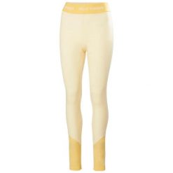 Damskie legginsy z merynosów Helly Hansen Lifa. Żółte legginsy damskie Helly Hansen, l, bez wzorów, z tkaniny. Za 385.00 zł.