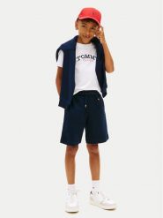 Tommy Hilfiger T-Shirt KB0KB10290 Biały Regular Fit. Białe t-shirty i koszulki chłopięce Tommy Hilfiger, bez wzorów, z bawełny, bez kołnierzyka, bez ramiączek. Za 309.99 zł.