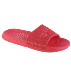 Klapki damskie Joma SLALS2307. Czerwone klapki damskie Joma, bez wzorów, z materiału, bez obcasa, bez zapięcia. Za 49.99 zł.