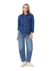 Scotch & Soda Kurtka dżinsowa w kolorze niebieskim rozmiar: XS. Niebieskie kurtki damskie Scotch & Soda, xs, bez wzorów, z bawełny, bez kaptura. Za 274.22 zł.