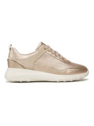 Geox Sneakersy "Alleniee" w kolorze złotym rozmiar: 40. Żółte obuwie sportowe damskie Geox, bez zapięcia. Za 215.21 zł.