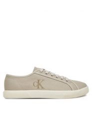 Calvin Klein Jeans Tenisówki Ess Vulc Low Cv Mg Wn YW0YW01762 Beżowy. Brązowe trampki damskie Calvin Klein Jeans, bez wzorów, z jeansu, bez zapięcia. Za 299.99 zł.