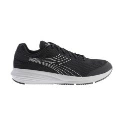 Buty biegowe damskie DIADORA FLAMINGO 7 W. Czarne obuwie sportowe damskie Diadora, bez zapięcia, do biegania. Za 109.99 zł.