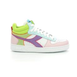 Sneakersy damskie DIADORA MAGIC BASKET DEMI WN. Białe obuwie sportowe damskie Diadora, bez zapięcia, trekkingowe. Za 199.99 zł.
