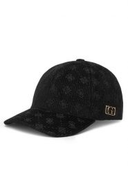 Guess Czapka z daszkiem AW5391 POL01 Czarny. Czarne czapki z daszkiem damskie Guess, z aplikacjami, z bawełny. Za 159.99 zł.