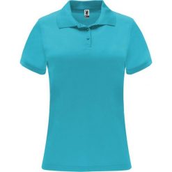 Damska Sportowa Koszulka Polo Z Krótkim Rękawem Monzha. Żółte koszulki sportowe damskie ROLY, s, bez wzorów, bez ramiączek. Za 47.99 zł.