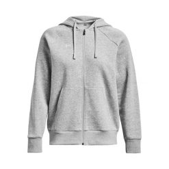 Damska polarowa bluza z kapturem zapinana na zamek Under Armour Rival. Szare bluzy damskie Under Armour, xs, bez wzorów, z materiału, z kapturem. Za 306.85 zł.
