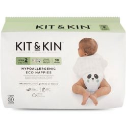 Kit & Kin, Pieluszki Jednorazowe 2 Midi (4-8 kg), Myszka/Panda, 38 szt. Pieluchy Kit & Kin Ltd. Za 68.99 zł.