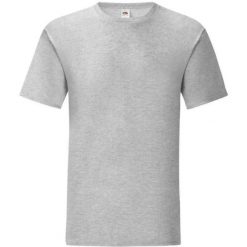 Koszulka Unisex Dla Dorosłych Iconic Heather. Szare bluzki damskie Fruit of the Loom, xl, bez wzorów, sportowe, bez kołnierzyka, bez ramiączek. Za 53.99 zł.