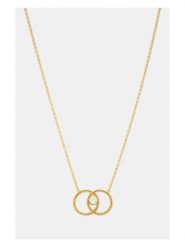 MOODE Naszyjnik "Jenna" z elementem ozdobnym - dł. 42 cm rozmiar: onesize. Białe naszyjniki damskie MOODE, z perłą, ze stali. Za 91.99 zł.