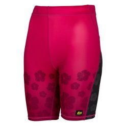 Legginsy krótkie do biegania damskie EXTREME HOBBY 1/3 FLOWERS. Czerwone legginsy damskie EXTREME HOBBY, xs, bez wzorów, z dzianiny. Za 169.00 zł.
