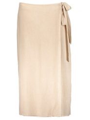 Blue Seven Spódnica w kolorze beżowym rozmiar: 40. Brązowe spódnice damskie Blue Seven, na co dzień, bez wzorów, z wiskozy, midi. Za 43.78 zł.