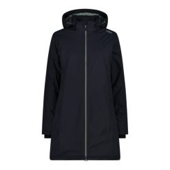 Płaszcz damski turystyczne CMP 32Z1406. Niebieskie płaszcze damskie CMP, s, bez wzorów, bez kaptura. W wyprzedaży za 436.50 zł.