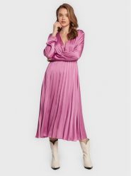 Comma Sukienka koktajlowa 2122100 Różowy Regular Fit. Czerwone sukienki damskie comma, bez wzorów, z syntetyku, wizytowe, bez ramiączek. Za 389.99 zł.
