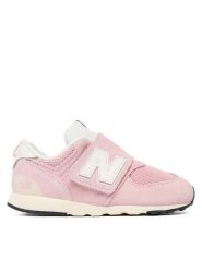 New Balance Sneakersy I5743J5 Różowy. Czerwone buty sportowe dziewczęce New Balance, ze skóry, bez zapięcia. Za 269.99 zł.