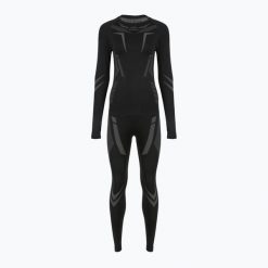 Komplet bielizny termoaktywnej damskiej KADVA ALPINESTEP COOLMAX THERMAL PRO DRY. Czarne komplety bielizny KADVA, bez wzorów. W wyprzedaży za 99.99 zł.