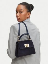 Furla Torebka 1927 WB00109 U10000 2677S Granatowy. Niebieskie torebki klasyczne damskie Furla, ze skóry, bez dodatków. Za 1,779.00 zł.