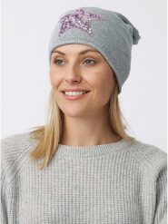 Zwillingsherz Czapka beanie w kolorze szarym rozmiar: onesize. Szare czapki damskie Zwillingsherz, bez wzorów, z kaszmiru. Za 83.42 zł.
