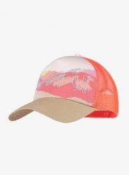 Czapka z daszkiem Buff Trucker Cap - enia multi. Czerwone czapki z daszkiem damskie Buff, bez wzorów, z bawełny. Za 109.99 zł.