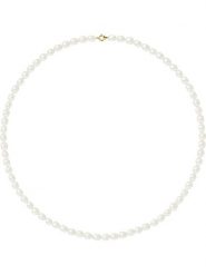 Pearline Naszyjnik perłowy w kolorze białym - dł. 42 cm rozmiar: onesize. Białe naszyjniki damskie Pearline, z perłą, złote. Za 295.99 zł.