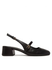 Furla Sandały YJ37HIC X30000 O6000 Czarny. Czarne sandały damskie Furla, bez wzorów, ze skóry, bez obcasa, na słupku, bez zapięcia. Za 809.99 zł.