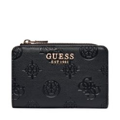 Portfel Guess. Czarne portfele damskie Guess, z aplikacjami. Za 259.99 zł.