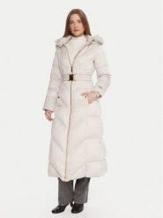 Marciano Guess Płaszcz zimowy 5BGL39 7374A Beżowy Regular Fit. Brązowe płaszcze damskie Marciano Guess, na zimę, z aplikacjami, z syntetyku, bez kaptura. Za 1,669.00 zł.